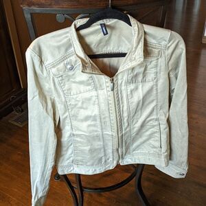 Cerruti Jeans Vintage Opal Denim Jacket - Medium (Must See)